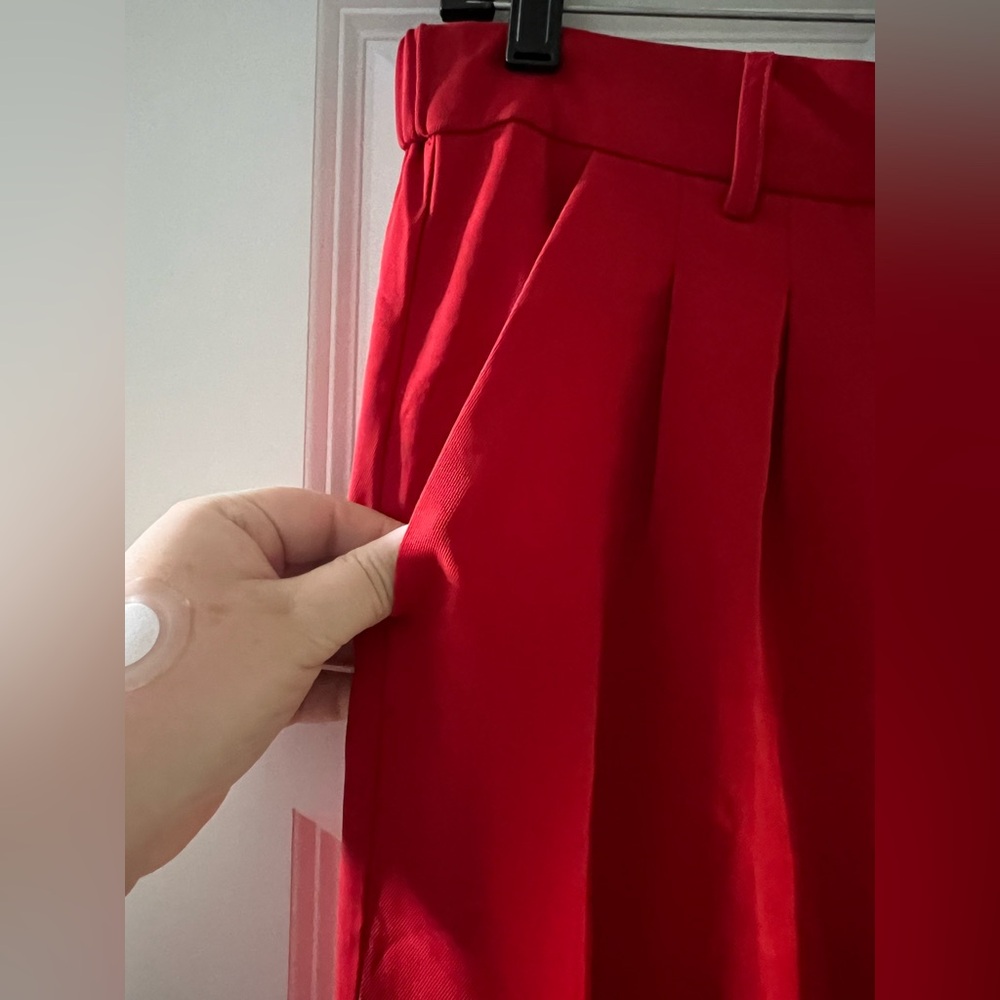 NWOT! Women’s Amazon XL Elegant Red Women's Pants - Picture 5 of 9